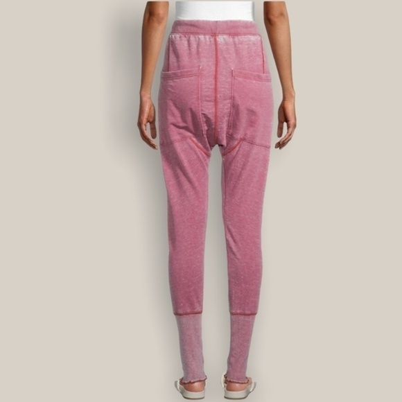 FREE PEOPLE NWT Cozy All Day Rose-Colored SOFT Harem Jogger Pants/Small - Picture 8 of 16